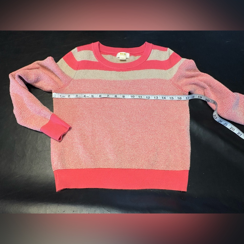 Maeve Anthropologie Paulina Stripped Sweater size X-Small - Picture 8 of 11